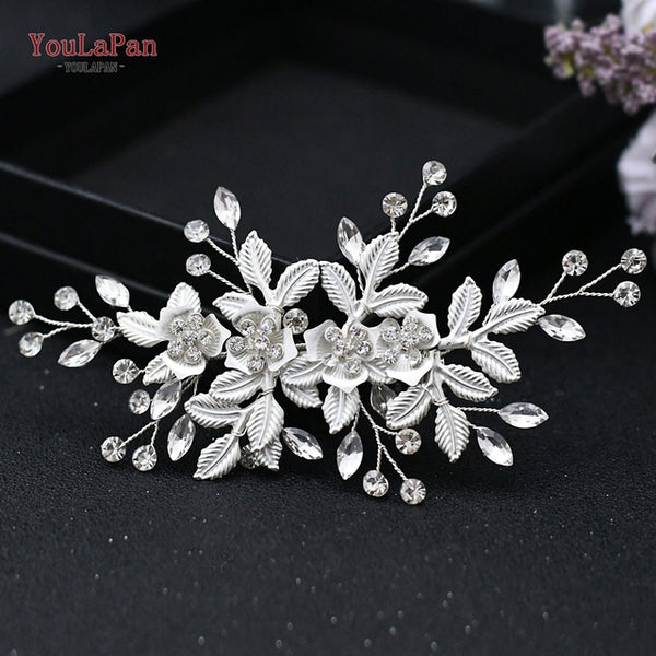 Wedding Hair Accessories Bridal Delicate Wire Headband Handmade Crystal Hair Accessories