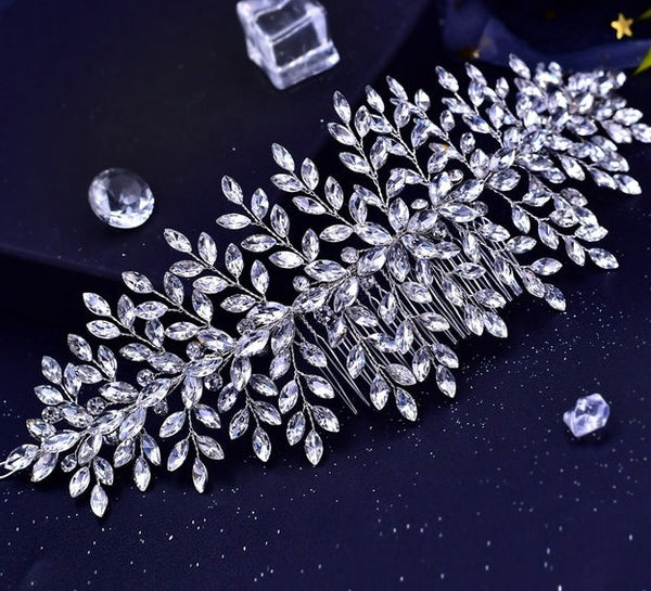 Wedding Hair Accessories Bridal Delicate Wire Headband Handmade Crystal Hair Accessories