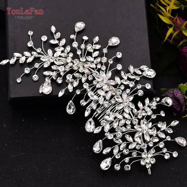 Wedding Hair Accessories Bridal Delicate Wire Headband Handmade Crystal Hair Accessories
