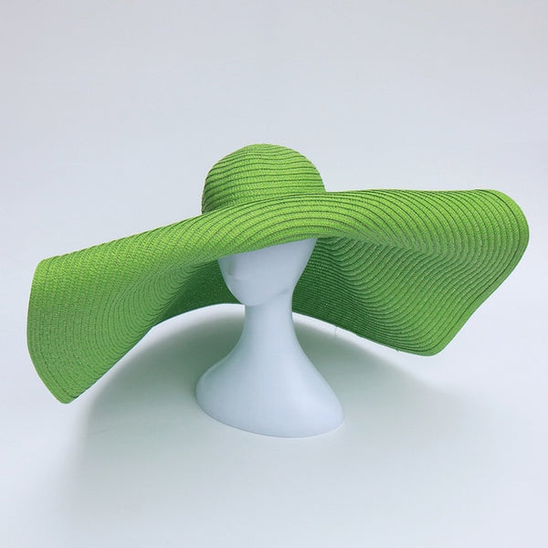 Oversized Floppy Big Beach Hat Fashion Foldable -15 colors available