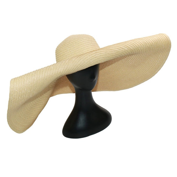 Oversized Floppy Big Beach Hat Fashion Foldable -15 colors available