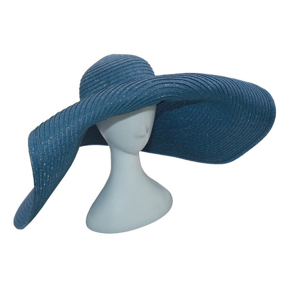 Oversized Floppy Big Beach Hat Fashion Foldable -15 colors available