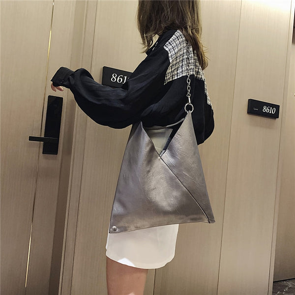 Faux Leather Tote Handbags