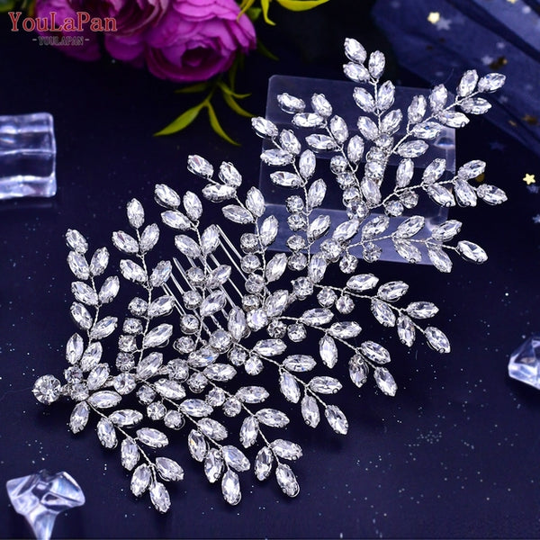 Wedding Hair Accessories Bridal Delicate Wire Headband Handmade Crystal Hair Accessories