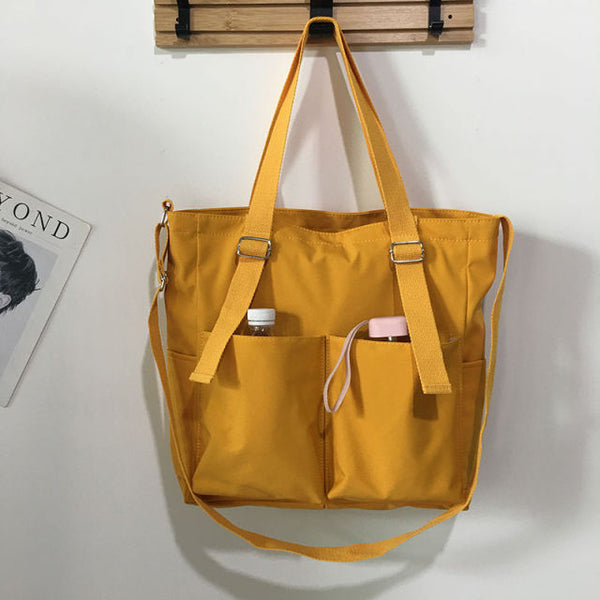 Waterproof Large Capacity Canvas Shoulder Crossbody Bags For Women