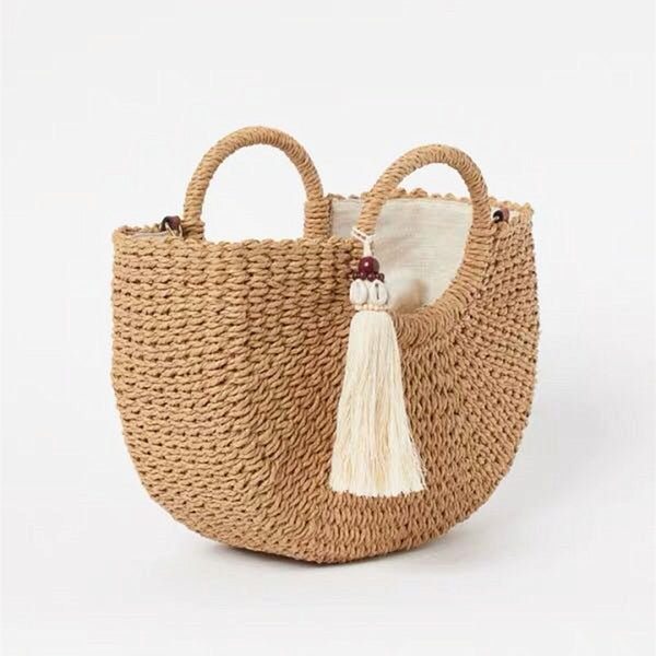 Straw Hand-woven Bohemian Hand Bag