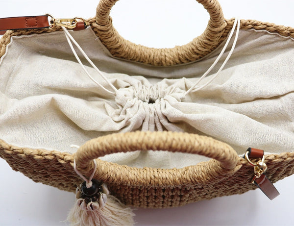 Straw Hand-woven Bohemian Hand Bag