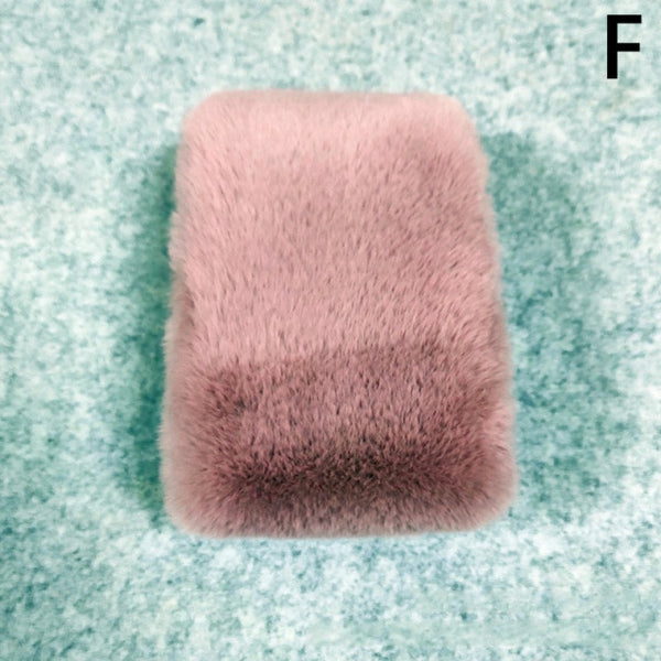 Casual Faux Fur Scarf Female Fashion Soft Plush